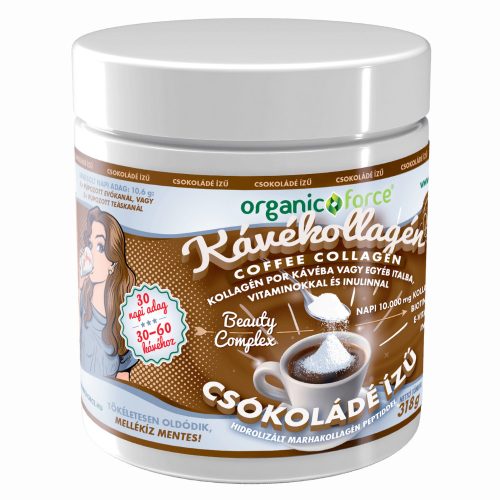 organic force Coffe Collagen Kávékollagén 318 g - Csokoládé