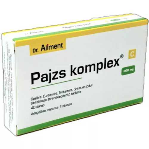 Dr. Aliment Pajzs komplex 200 mg tabletta 40 db