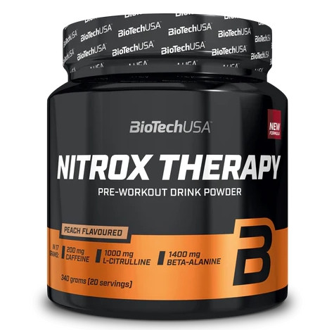 Biotech NitroX Therapy italpor 340g őszibarack