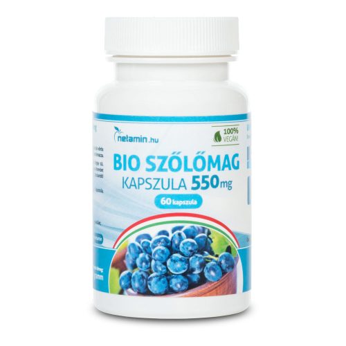 Netamin Bio Szőlőmag 550 mg kapszula 60 db