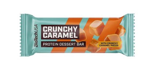 Biotech Protein Dessert Bar 50g Crunchy Caramel fehérjeszelet