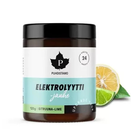 Puhdistamo Elektrolit citrom-lime izű italpor 120 g