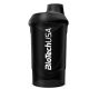 Biotech Keverőpalack Wave 600ml fekete-füst shaker