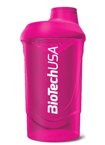 Biotech Keverőpalack Wave 600ml magenta shaker