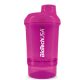 Biotech Keverőpalack Wave+ Nano 300ml (+150ml) magenta shaker