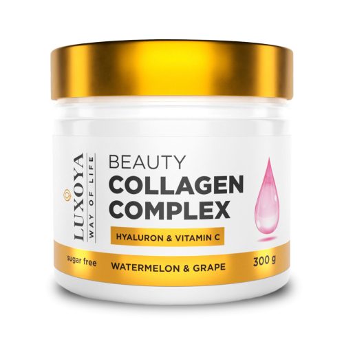 Luxoya Beauty Collagen Complex görögdinnye-szőlő ízű kollagén por 300 g