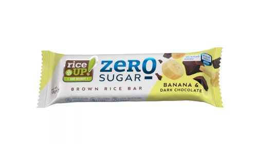 Rice UP Zero sugar rizsszelet étcsokival 18 g - banán ízű