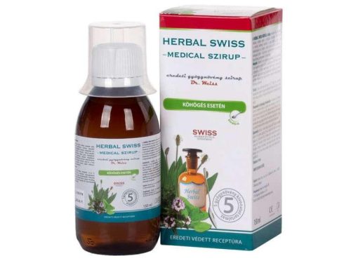 Herbal Swiss Medical szirup lándzsás útifű szirup 150 ml