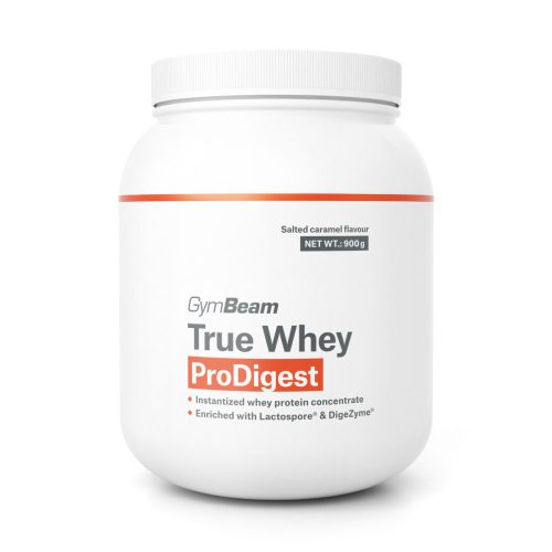 GymBeam True Whey Prodigest tejsavófehérje 900 g - sós karamell