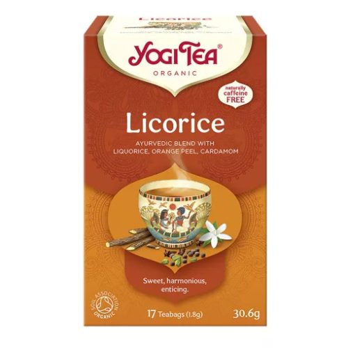 Yogi bio Licorice édesgyökér tea 17 x 1,8g