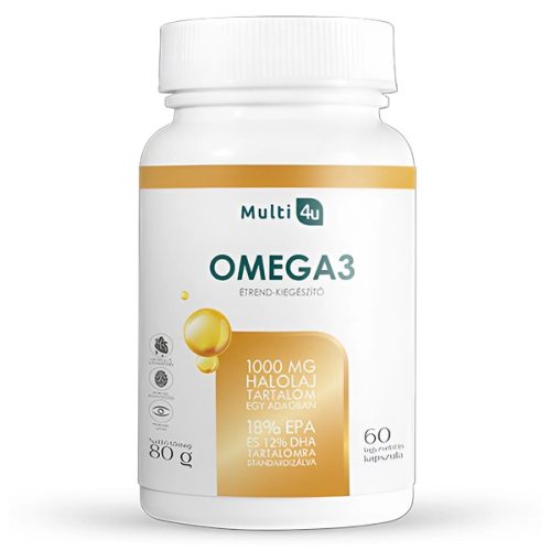 Multi 4U Omega3 halolaj kapszula 60db