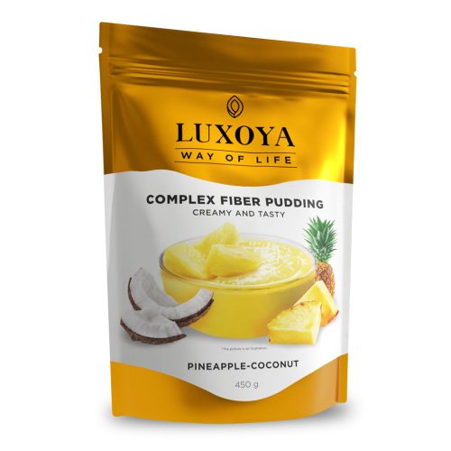 Luxoya Complex Fiber Pudding Rost puding ananász-kókusz 450g 