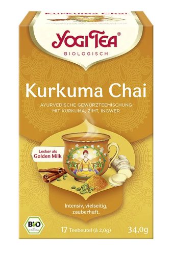 Yogi bio Kurkuma Chai tea 17 x 2g