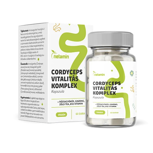 Netamin Cordyceps Vitalitás Komplex kapszula 60 db