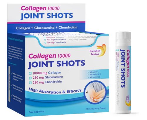 Swedish Nutra Joint Shots ízületvédő kollagén komplex ivóampulla 30db x 25ml