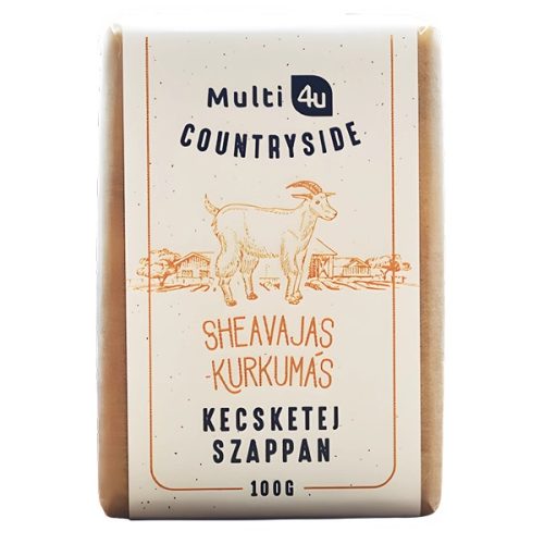 Multi 4U Countryside Sheavajas-kurkumás Kecsketej szappan 100g