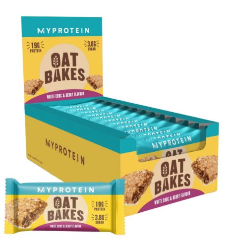 Myprotein Oat Bakes zabszelet bogyógyümölcs & fehércsokoládé 12 x 75 g