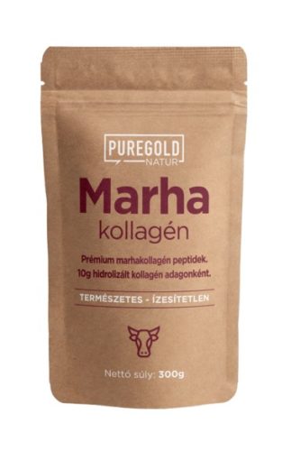 Pure Gold Natur Line Marha kollagén italpor - Ízesítetlen 300g 