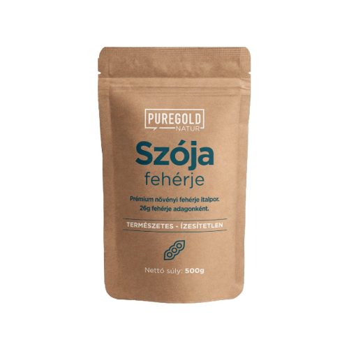 Pure Gold Natur Line Vegan Szója Fehérje italpor - Ízesítetlen 500g