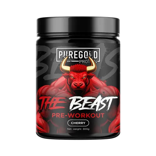 Pure Gold The Beast edzés előtti energizáló 300g - cseresznye 