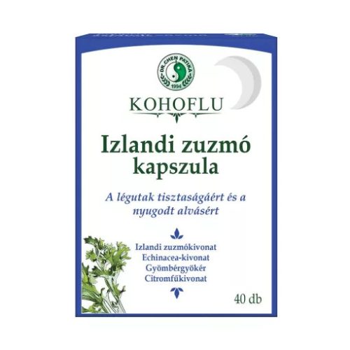 Dr. Chen KOHOFLU Izlandi zuzmó kapszula 40 db