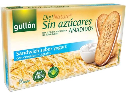 Gullon Joghurtos reggeli szendvicskeksz cukormentes 220 g