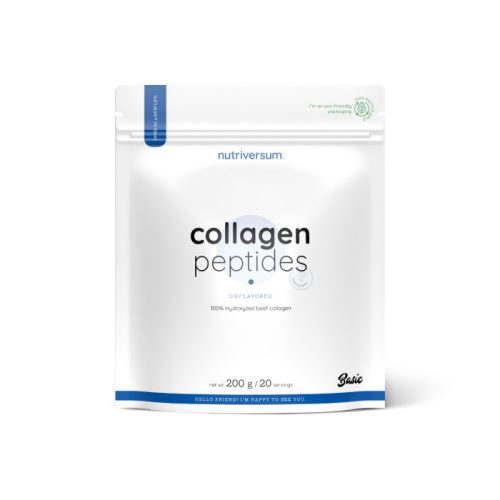 Nutriversum Collagen Peptides marhakollagén peptid por 200 g - ízesítetlen