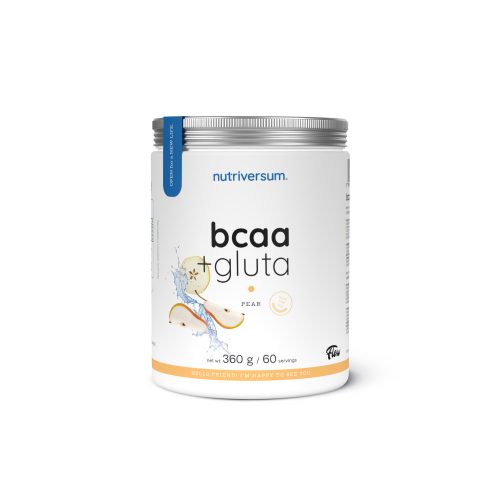 Nutriversum BCAA + Gluta - Flow - 360 g - körte