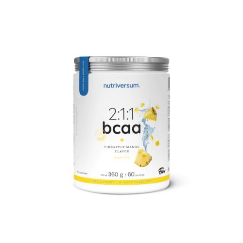 Nutriversum 2:1:1 BCAA aminosav - Flow - 360 g - sugar free ananász-mangó