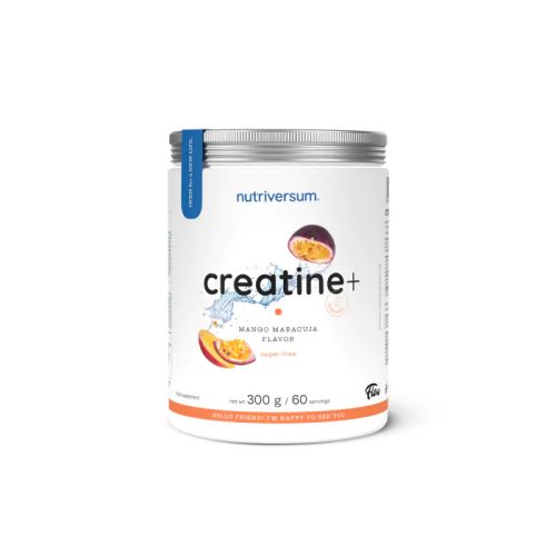 Nutriversum Creatine+ Sugar Free mangó-maracuja 300 g 