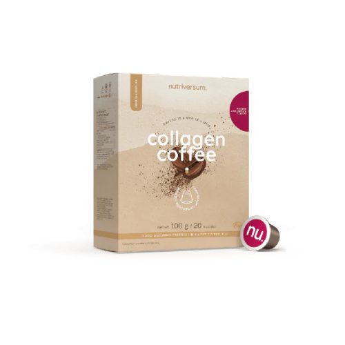 Nutriversum Collagen Coffee kávékapszula Nespresso® kompatibilis 20 db - cookie&cream