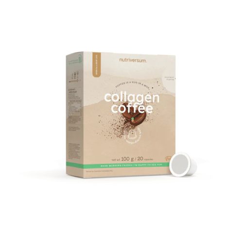 Nutriversum Collagen Coffee kávékapszula Nespresso® kompatibilis 20 db - kókusz