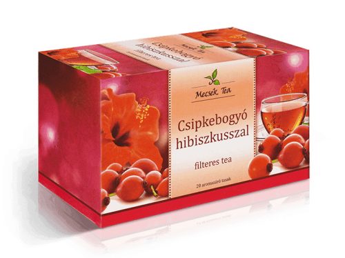 Mecsek Csipkebogyó hibiszkusszal filteres tea 20x2g