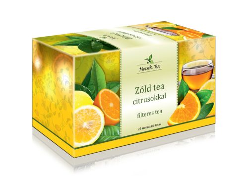 Mecsek Zöld tea citrusokkal filteres 20x2g