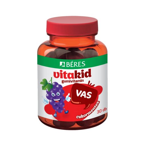 Béres VitaKid Vas gumivitamin 30 db