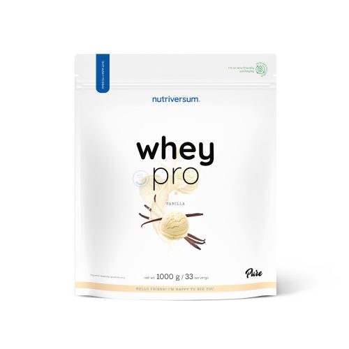 Nutriversum PURE Whey Pro tejsavó fehérje, vanília 1000 g