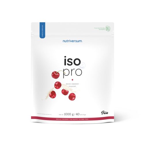 Nutriversum Iso Pro protein emésztőenzimekkel - Pure 1000 g - meggy-joghurt