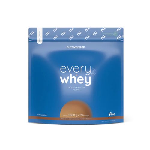 Nutriversum PURE Every Whey fehérje, tripla csokoládé 1000 g