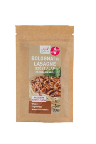 Szafi Reform bolognai és lasagne szósz alap édesítőszerrel 80g  