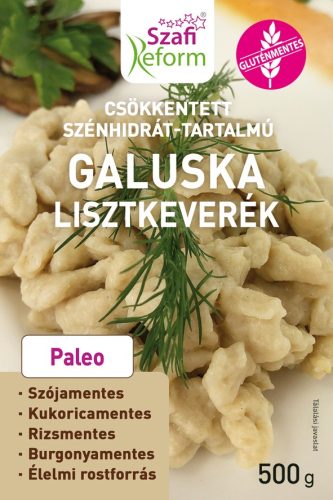 Szafi Reform csökkentett szénhidrát-tartalmú galuska és házi tészta lisztkeverék 500 g