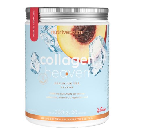 Nutriversum Collagen Heaven kollagén por 300 g - barackos jeges tea