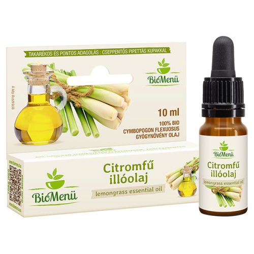 Biomenü Bio Citromfű illóolaj lemongrass 10 ml