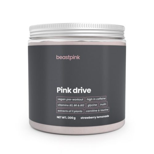 BeastPink Pink Drive edzés előtti formula 300 g - epres limonádé