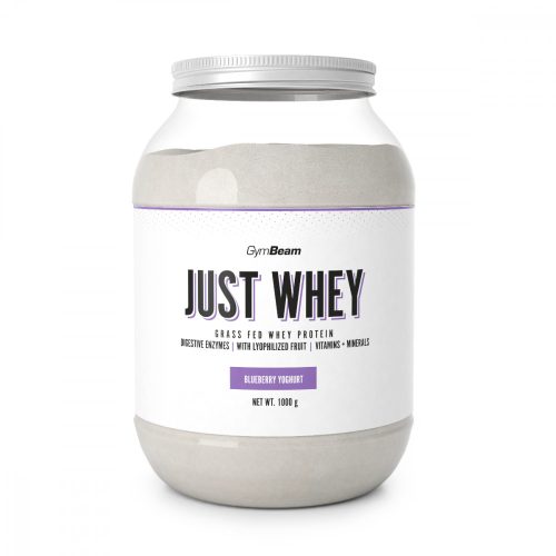 GymBeam Just Whey többkomponensű fehérje 1000 g - áfonyás joghurt 