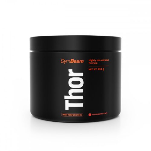 GymBeam Thor edzés előtti stimuláns 210 g - eper-kiwi