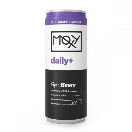 GymBeam Moxy Daily+ RTD ital 330 ml - vörösszőlő