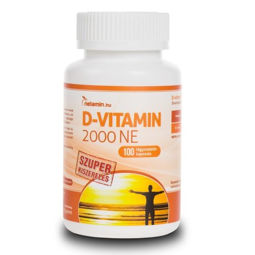 Netamin D-vitamin 2000 NE kapszula 100 db