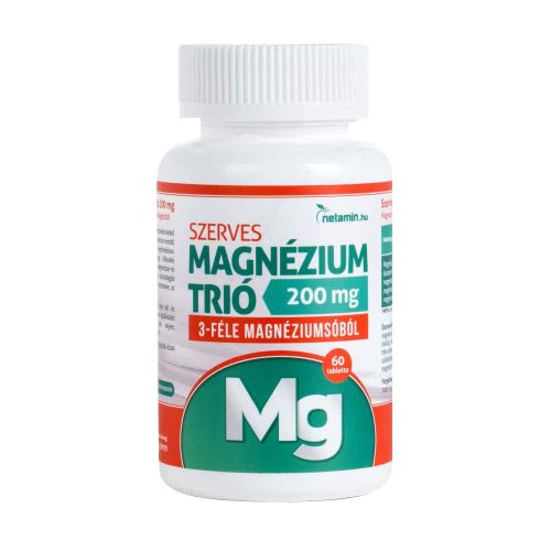 Netamin Szerves Magnézium trió 200 mg tabletta 60 db