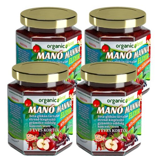 organic force Manó Manna Elixír csomag 4 x 210 g