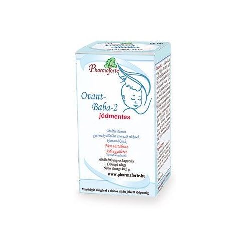 Pharmaforte Ovant Baba 2 Jódmentes Kismamavitamin 60 Db